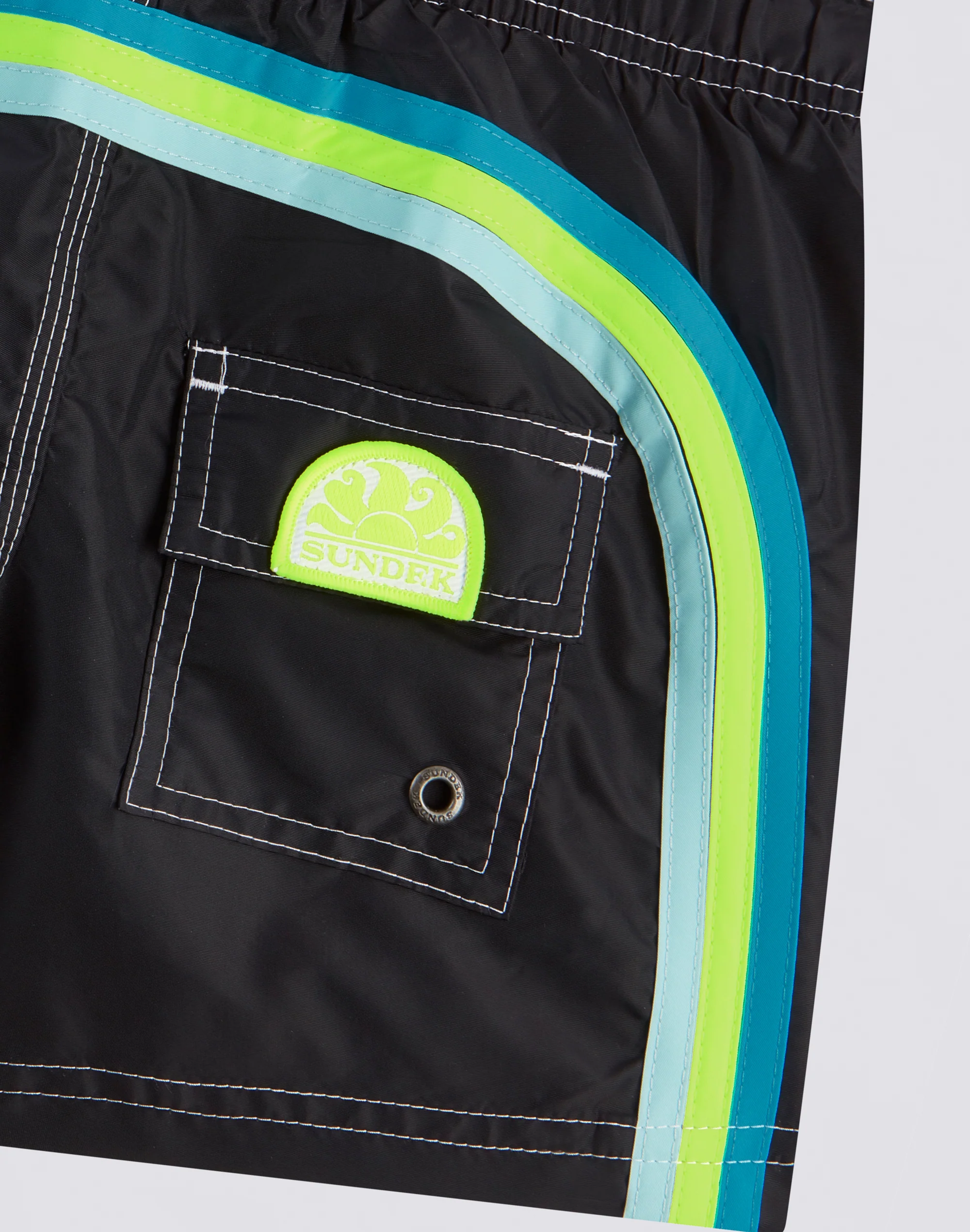 COSTUME DA BAGNO BAMBINO CORTO VITA ELASTICATA ICONIC TAFFETA - Image 3