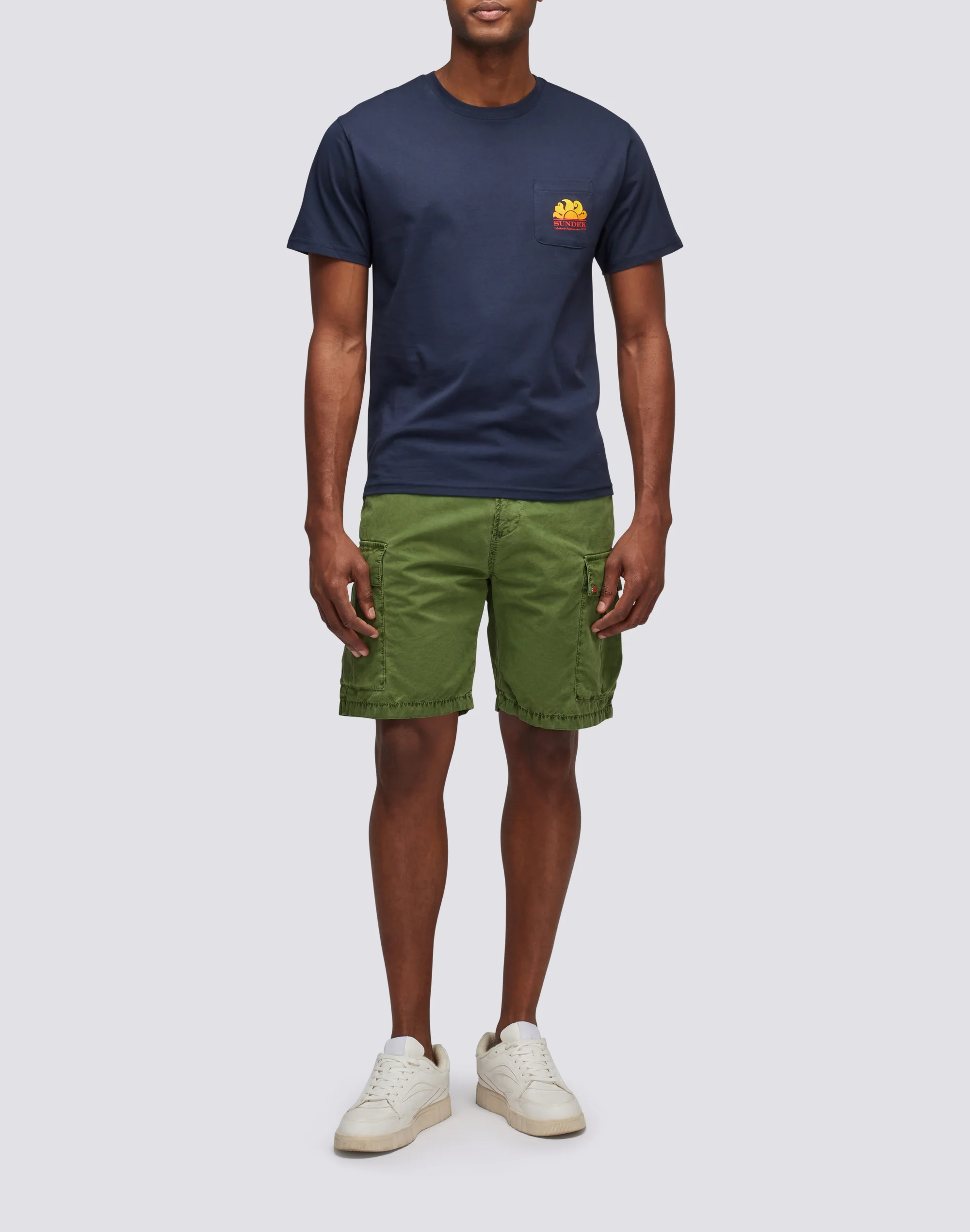 T-SHIRT NEW HERBERT GIROCOLLO CON MAXI-LOGO - Image 3