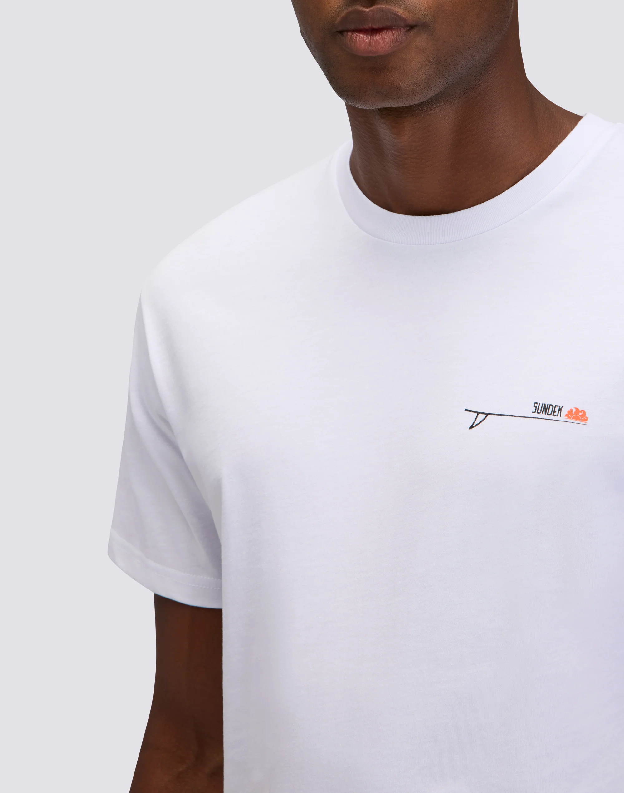 T-SHIRT UOMO A GIROCOLLO CON STAMPA OLD SCHOOL SURF - Image 5