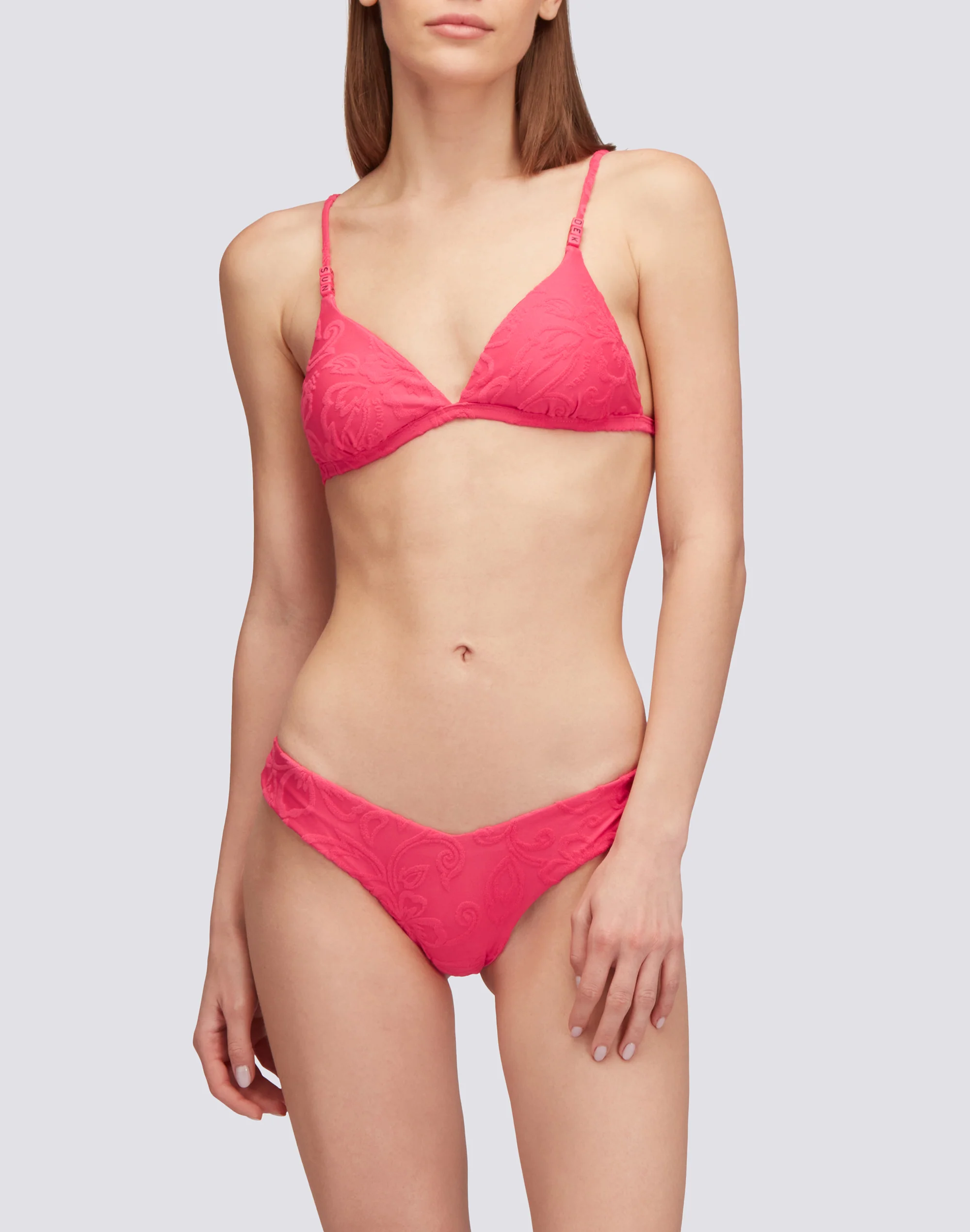 BAUNEI - SLIP SGAMBATO IN SPUGNA JACQUARD E MOTIVO SK23 - Image 4