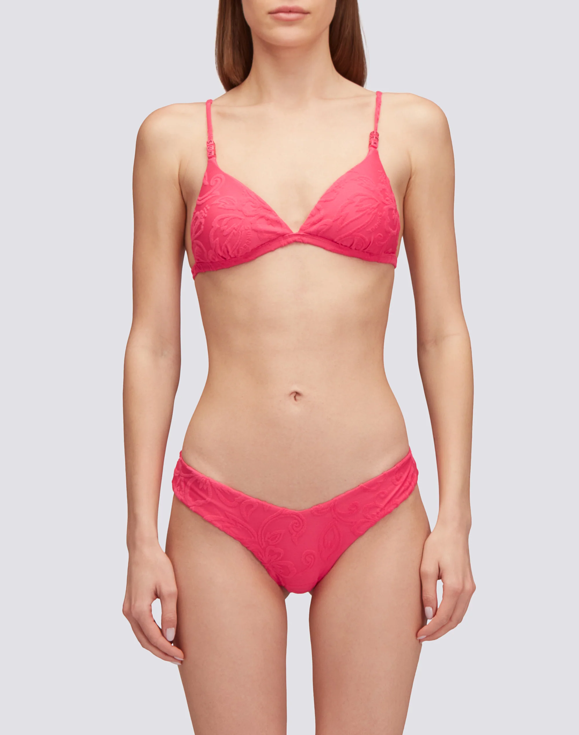 ANDRESS - TOP BRALETTE IN SPUGNA JACQUARD E MOTIVO SK23 - Image 4